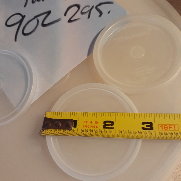 Vtg Tupperware {4 pack} #295 Tupperware Seal for 9oz Tumbler - Picture 8 of 15